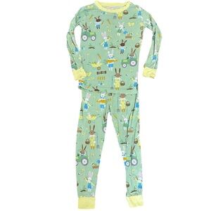 Little Sleepies Bamboo Pajamas Set Hop To It